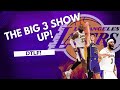 LAKERS BIG 3 LEAD THE LAKERS TO 3-0!!!! POSTGAME RECAP LIVE WITH DTLF!!!