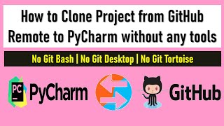 How to Clone Project from Git Remote to PyCharm IDE | PyCharm and Git Integration