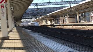 【米原駅】N700Aのぞみ高速通過