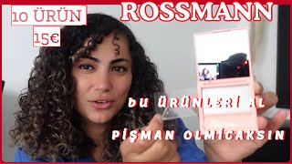 ROSSMANN’DAN MUTLAKA ALMANIZ GEREKEN 10 ÜRÜN‼️HEPSİ 15€