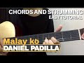 Malay ko - Daniel Padilla | Easy Guitar Tutorial | Step by step