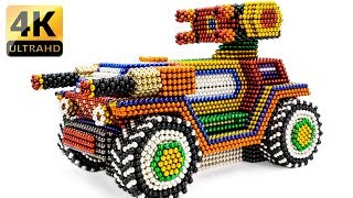 DIY - How To Make Amazing Rocket Truck With Magnetic Balls - 100% Satisfaction - Magnet Balls