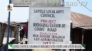 Sapele LGA Chairman Inoaghan undertakes rehabilitation of Court road and Atufe road