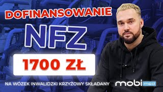 Lekki Wózek inwalidzki składany krzyżowy Medilife U3 Refundacja NFZ S.13.01. 1700zł - Medilife U3