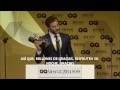 Jamie Dornan recibe el premio GQ al Artista en Ascenso (HQ)