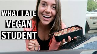 What I Eat In a School Day - Quick & Easy Meals (VEGAN)
