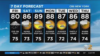 New York Weather: CBS2 7/9 Evening Forecast at 6PM
