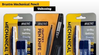 Brustro Mechanical Pencil 0.5, 0.7 Unboxing / @SnapUnbox #brustro #mechanical #pencil #unboxing