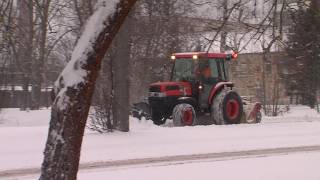 Sniegputeņa sekas Daugavpilī un Daugavpils novadā