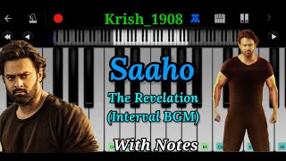 Saaho - The Revelation (Interval BGM) with Notes | Krish_1908 #shorts