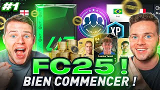 COMMENT BIEN COMMENCER FC 25 Ultimate Team avec 0€ - Nos Premiers Packs, SBC \u0026 Matchs Rivals! #1