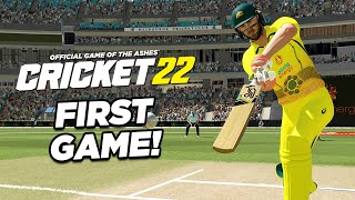 CRICKET 22 (PS5) | FIRST GAME, FIRST IMPRESSIONS!
