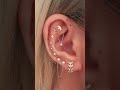 Pretty Hoop Cartilage Helix Ear Piercing Idea