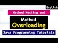 Method Overloading, Nesting | Java Object Oriented Programming Video Tutorials