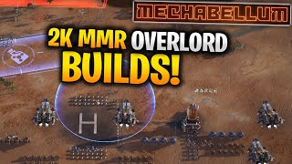 HIGH MMR OVERLORD BUILDS! - Reacting to Pro Strategies - Mechabellum Gameplay Guide