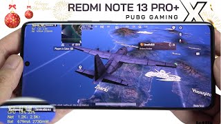 Xiaomi Redmi Note 13 Pro Plus PUBG Mobile Gaming test | Dimensity 7200 Ultra, 120Hz Display