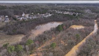 Drone video | Sweetwater Creek in Austell