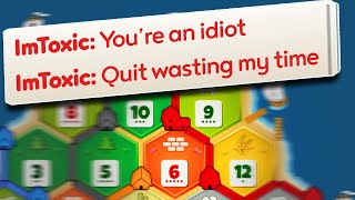 The most TOXIC Opponent in Catan Ranked...