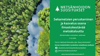 Webinaari: Sekametsien perustaminen ja kasvatus osana ilmastokestävää metsätaloutta