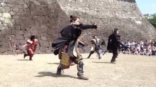 20130506 熊本城おもてなし武将隊 演舞『虎嘯風生』6人ver.