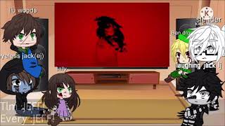 creepypasta react to jeff the killer /France🇫🇷 anglais🇺🇸/meme and tiktok/