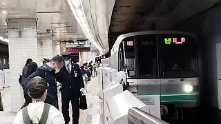 【東急目黒線】東京メトロ9000系9116ｆ各駅停車日吉行き目黒駅発車【東京メトロ9000系】【目黒駅】