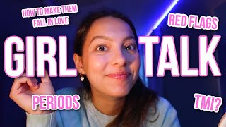 GIRL TALK: answering TMI questions, red flags, fake friends, falling in love, periods | niki patton