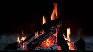 🔥  Fireplace 24 Hours - Relaxing Fire Burning video 4K