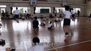 種子島の学校活動：住吉小学校校内なわとび大会2019年