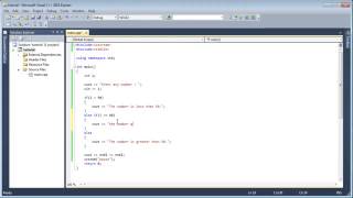 Visual C++Tutorial - If Else Statement.mp4