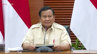 Keterangan Pers Presiden Prabowo: Tarif PPN 12% Hanya Barang \u0026 Jasa Mewah, Jakarta, 31 Desember 2024