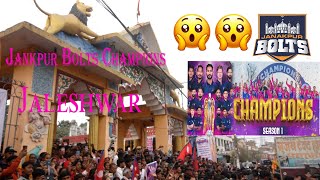 Janakpur Bolt's Welcome In Jaleshwar