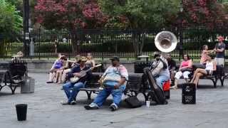 New Orleans street jazz group