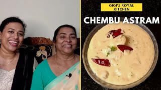 CHEMBU ASTHRAM RECIPE/ TARO ROOT CURRY/ARBI CURRY RECIPE/TRADITIONAL KERALA  STYLE ASTRAM