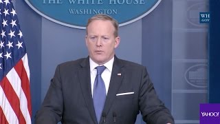 Spicer says Trump’s tweets ‘speak for themselves’ again and again