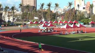 20161002162307 105年全國中等學校田徑錦標賽國男組4x400公尺接力預賽第4組  桃市東興國中（ 游佳峻 徐稷庭 焦睿揚 羅健瑋） 桃市桃園國中（李孟錡 林宗燁 陳鈺丰 林嘉均）進决賽