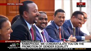 Ethiopian PM Abiy Ahmed on a State visit to SA