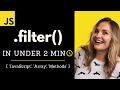 Learn JavaScript Filter in Under 2 min!