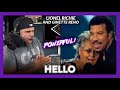 First Time Reaction Lionel Richie, Ginette Reno HELLO LIVE (ASTONISHING!) | Dereck Reacts