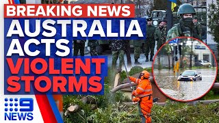 Australian embassy in Ukraine evacuated, Violent storms lash Sydney | 9 News Australia