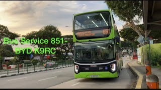 NEW ELECTRIC BUS!!!! | BYD K9 K9RC GEMILANG Bus Service 851