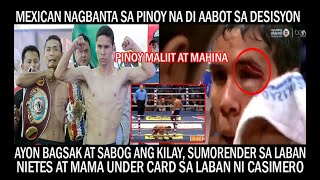 NIETES NAPALABAN SA TIGASIN AT MALAKING MEXICANO! PERO SUMORENDER PALA SA LABAN