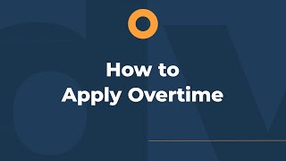 GreatDay HR - How to Apply Overtime