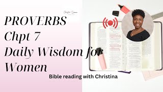 Proverbs 7 Daily Wisdom for Wisdom