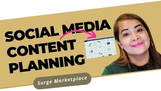 Social Media Series 4: Creating a Social Media Content Plan | Surge Marketplace