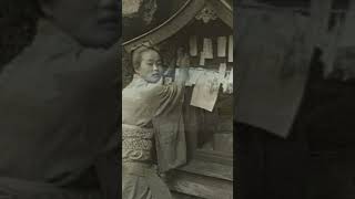 忘れられた日本　歯痛神社に御札を貼る100年前の女性　#shorts