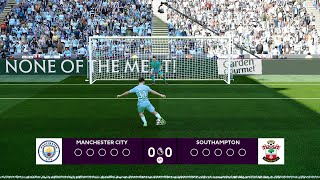 Penalty Shoot - Manchester City vs Southampton - Premier League 2021/22 Matchday 5- Prediction