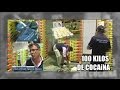 100 kilos de cocaína escondida en piñas - Aduanas (SVA)