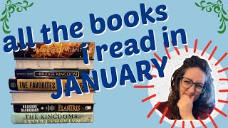 all the books i read in January [finding new favorites, DNFing, crying like a baby] 😭💨