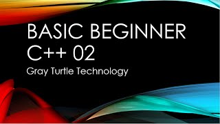 Learn Basic Beginner C++ 02: Escape Sequences and Errors